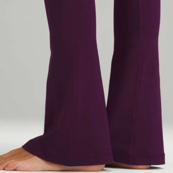 NWT lululemon Align Mini-Flare Pant *XShort Dark Magenta - Picture 3 of 4
